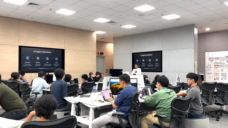 Argi Tendo leading a workshop at Apple Academy